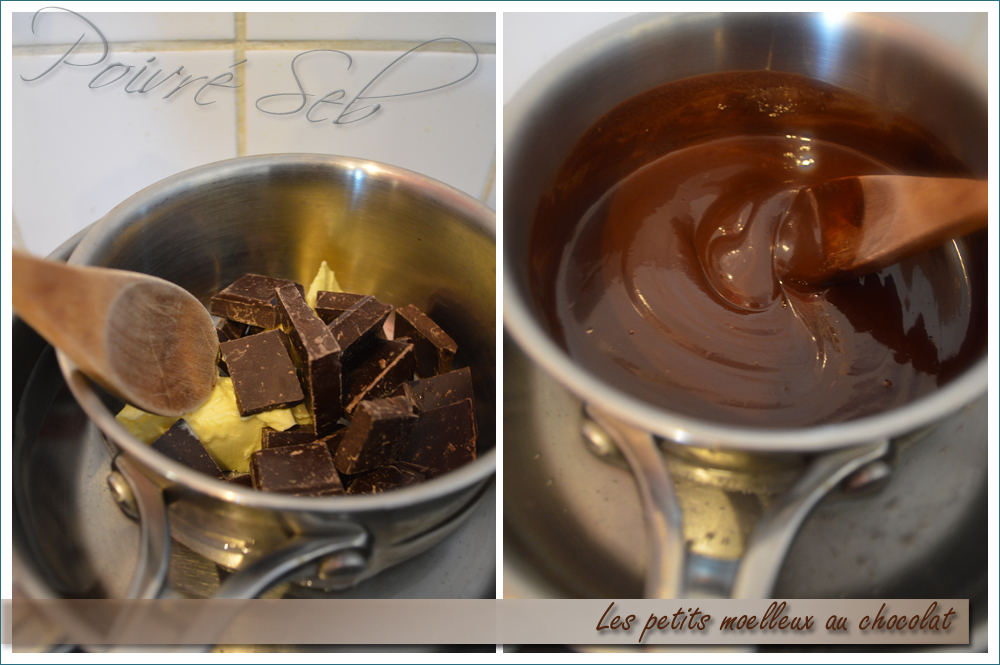 Chocolat fondu au bain marie