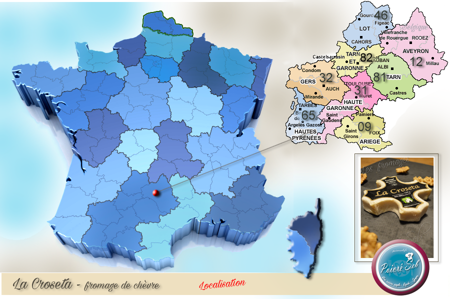 Localisation La Croseta_CARTE_FRANCE_FROMAGE copie