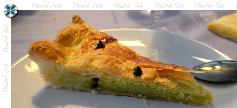 Galette des rois menthe chocolat - part