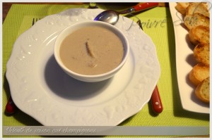 Velouté de saison aux champignons 1