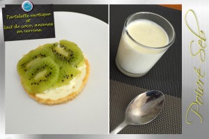 Tartelette exotique et lait de coco ananas en verrine_Principal