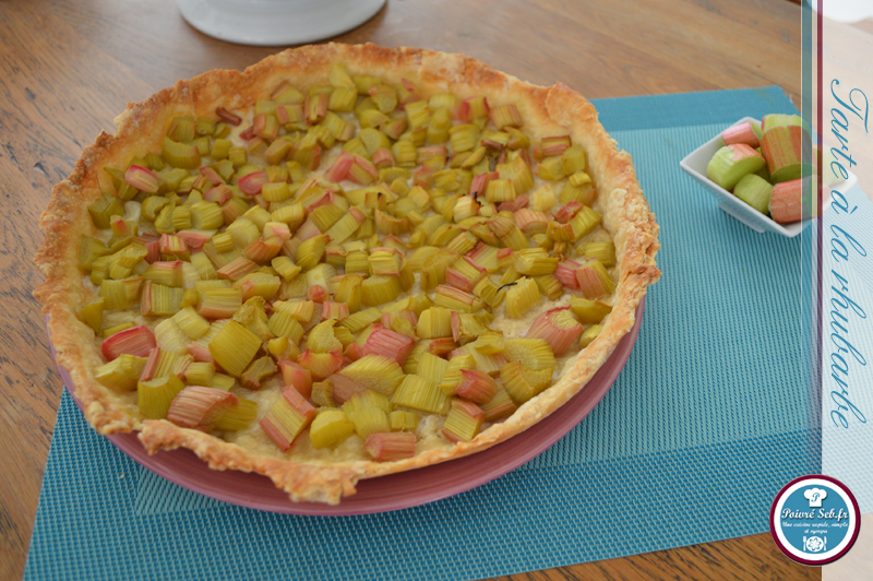 Tarte à la rhubarbe de saison