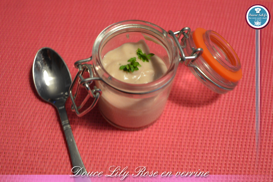 Douce Lyli Rose en verrine