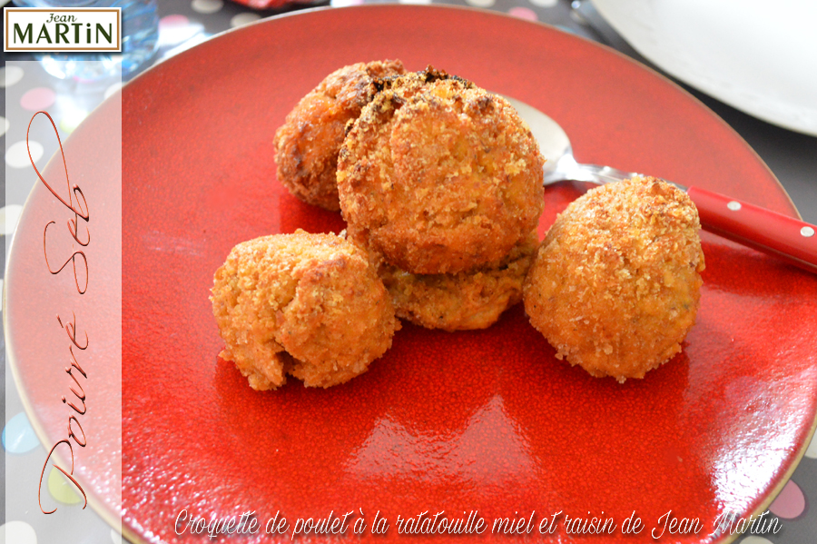 Croquette de poulet à la ratatouille Jean Martin