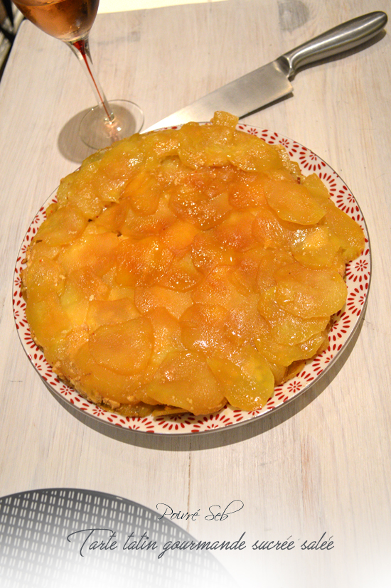 Tarte tatin gourmande sucrée salée