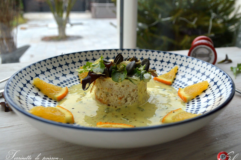 Terrinette de poisson, citron et curry